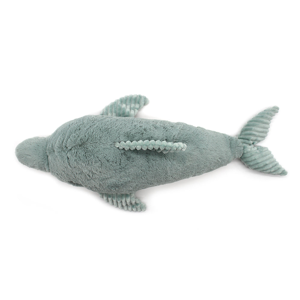 Les Deglingos Ptipotos Tofou peluche delfino verde menta