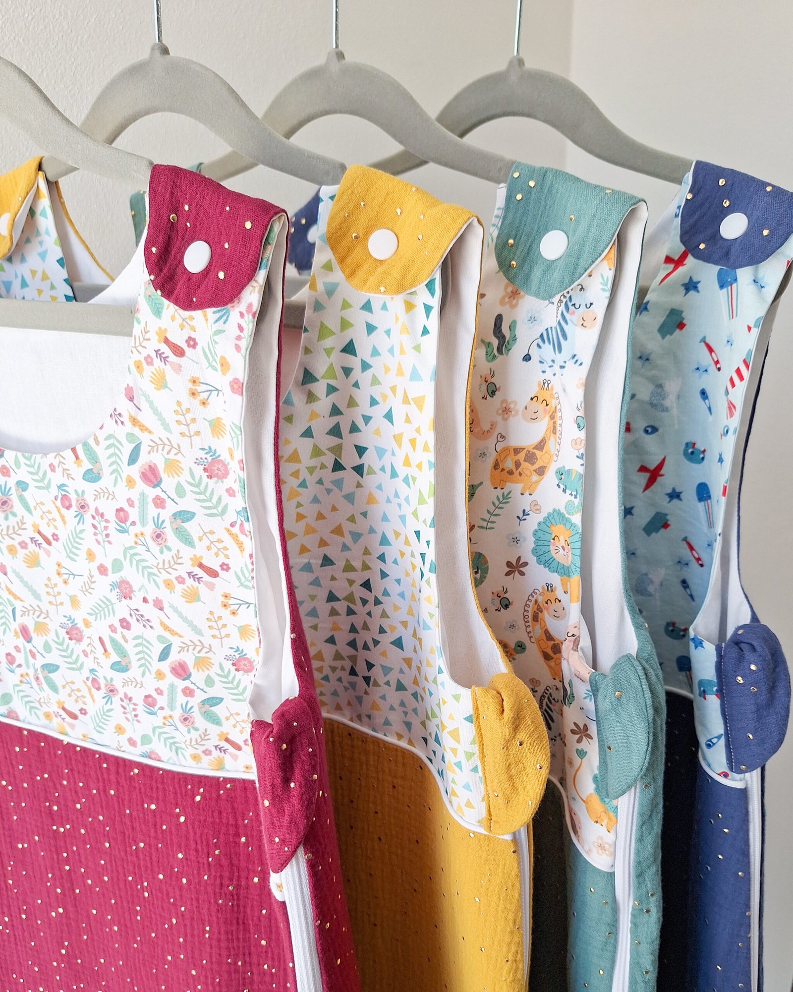 M'Amélie Creations Sacco Nanna Neonato Cotone Ricamato