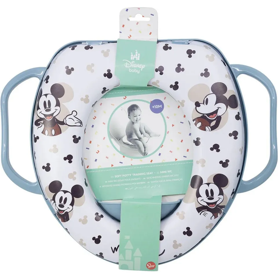 Mickey riduttore WC bimbi morbido con maniglie