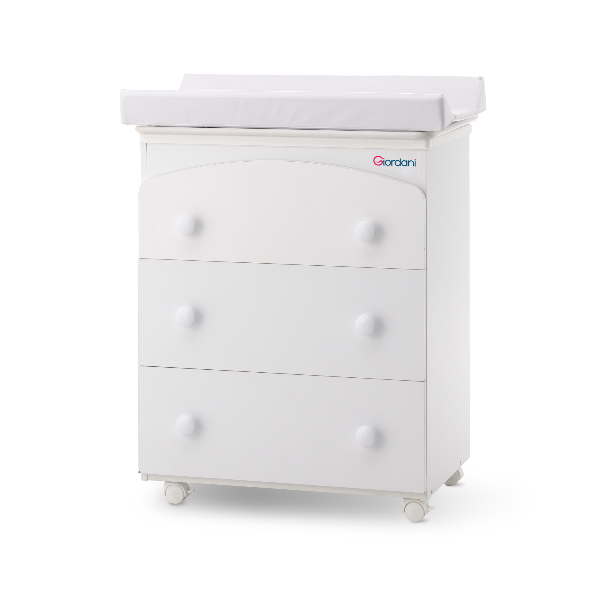 Giordani bagnetto con fasciatoio bianco senza decorazione