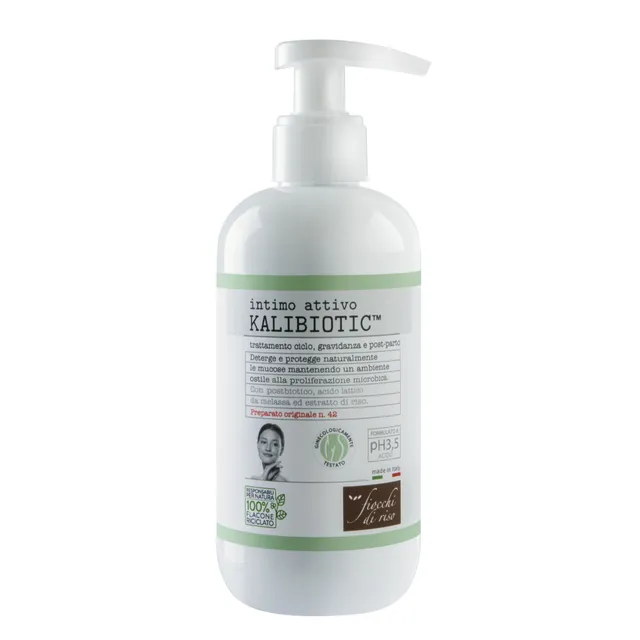 Kalibiotic Intimo Attivo detergente intimo riso 240ml pH 3.5