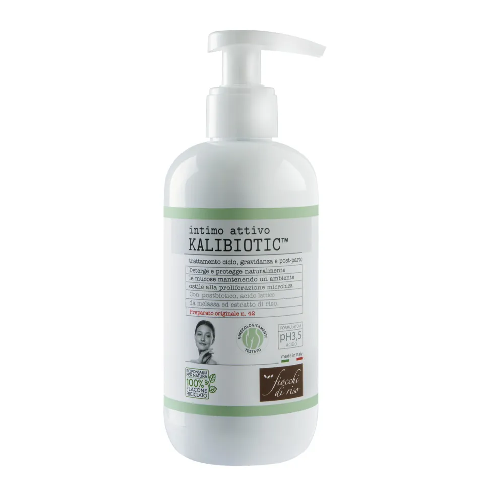 Kalibiotic Intimo Attivo detergente intimo riso 240ml pH 3.5