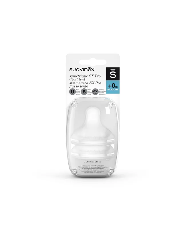 Chicco SX Pro Tettarella Silicone S flusso lento 2 pz