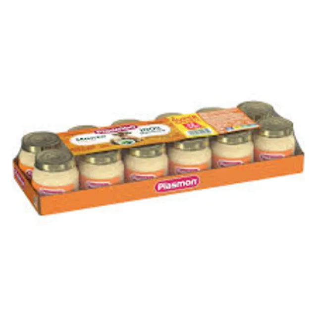 Plasmon Omogeneizzato Manzo e Cereale 12x80 g senza sale
