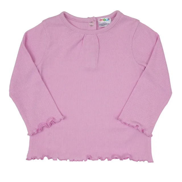 Toys Center Baby T-Shirt Manica Lunga Bimba Rosa Girocollo