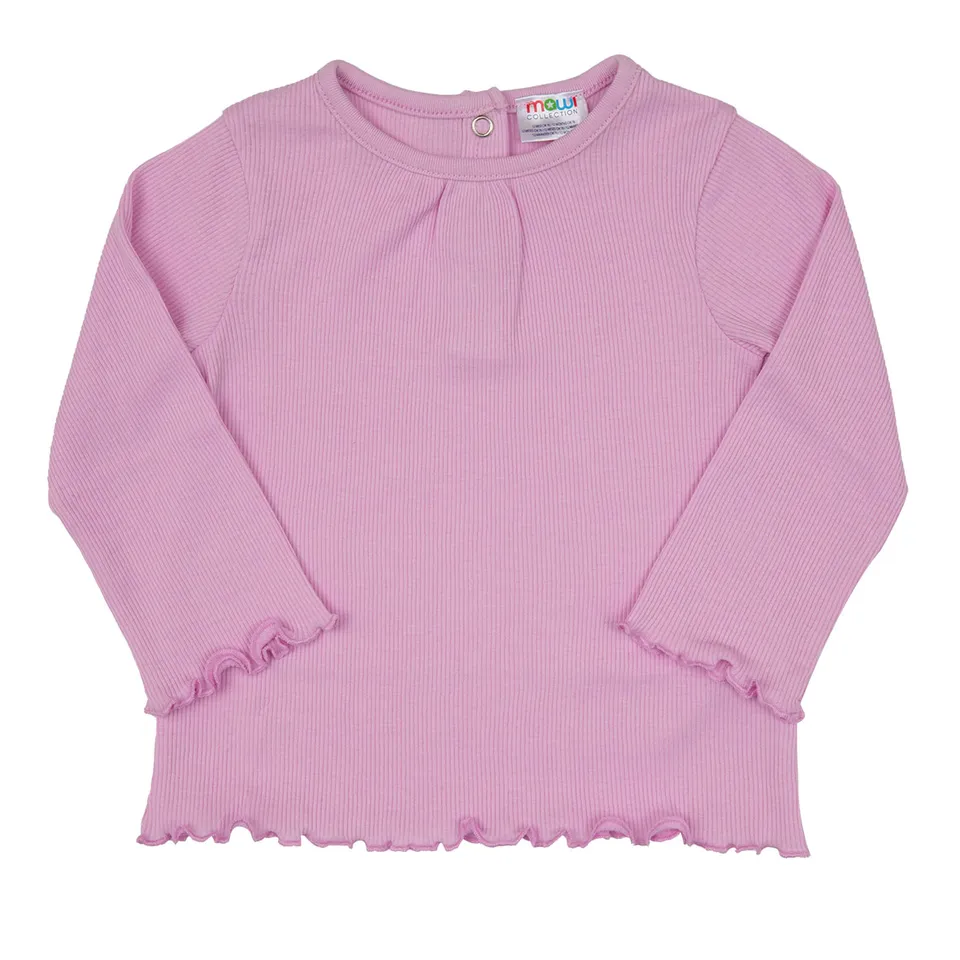 Toys Center Baby T-Shirt Manica Lunga Bimba Rosa Girocollo