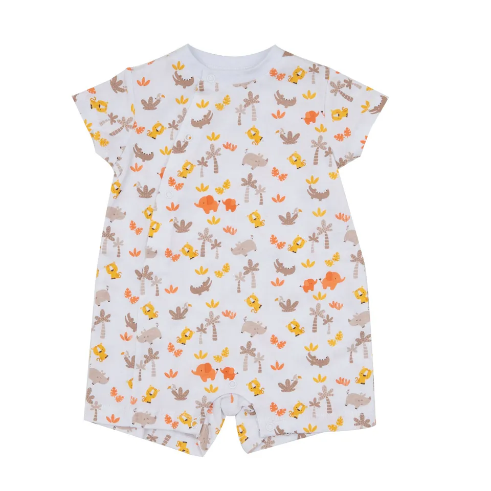 Chicco Tutina Jersey Bimbo Animali Bianca 0-24 Mesi
