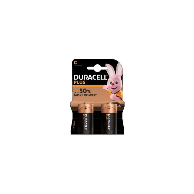 Duracell Plus Power Batterie Mezza Torcia Alcaline