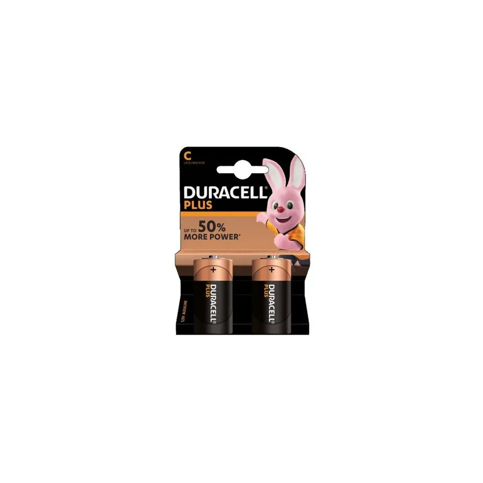 Duracell Plus Power Batterie Mezza Torcia Alcaline