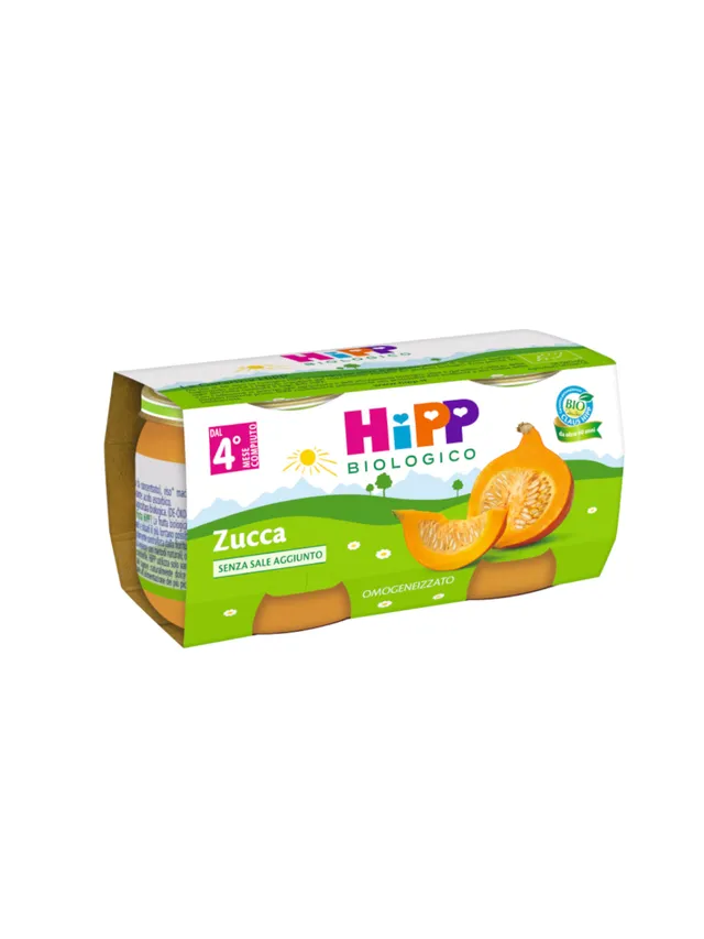 HiPP omogeneizzato zucca 2x80g bio senza sale