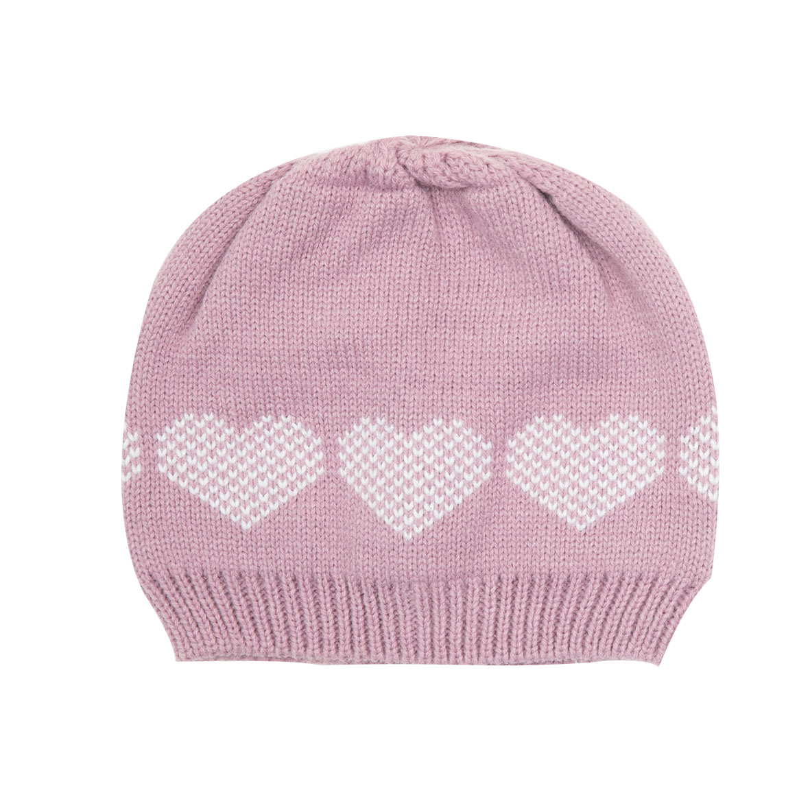 Toys Center Baby cappello tricot bimba rosa cuori