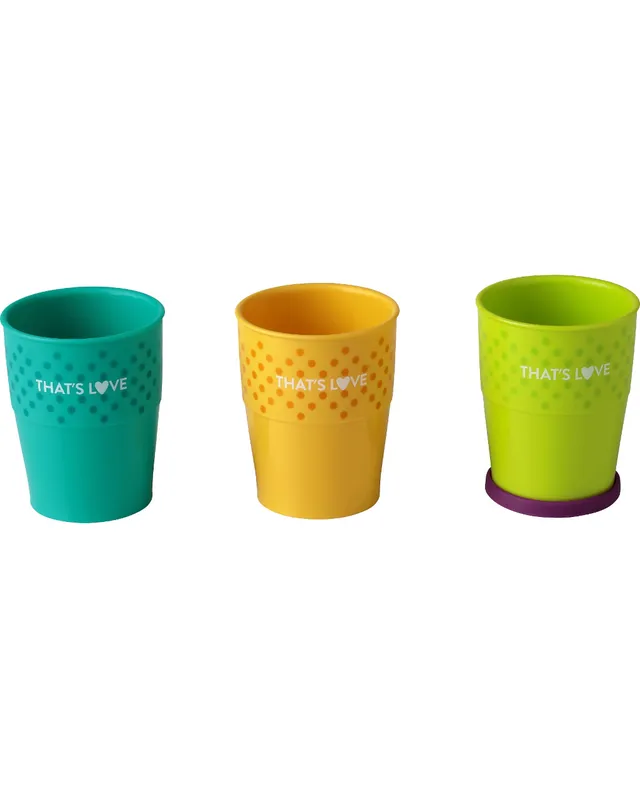 That's Love set 3 bicchieri bimbo 12m+ antiscivolo