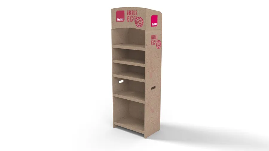 The Dida Eco Espositore da Negozio 59x38x187 cm