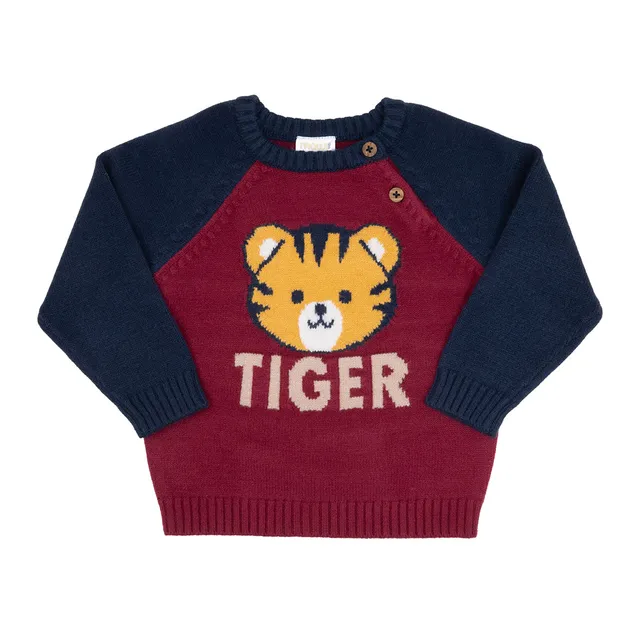 Toys Center Baby maglione tricot bimbo Tiger blu