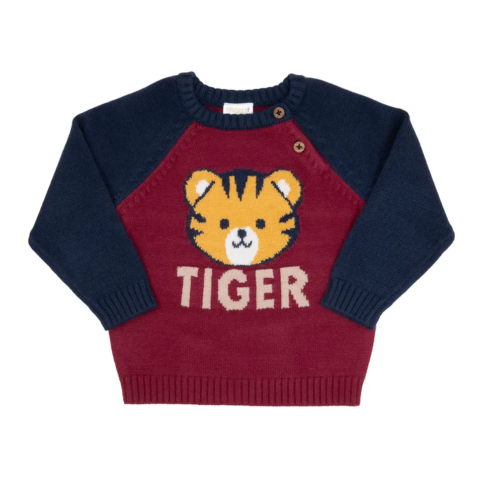 Toys Center Baby maglione tricot bimbo Tiger blu