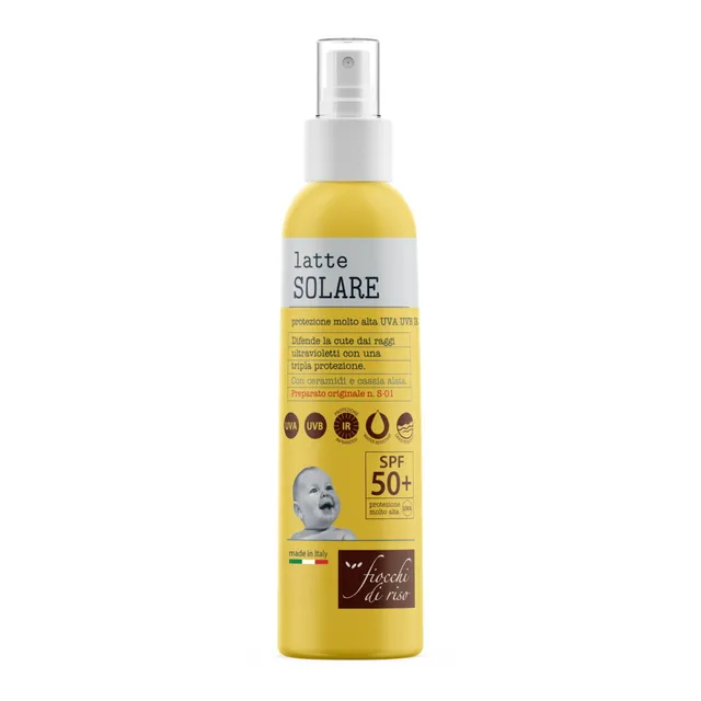 Fiocchi di Riso Latte Solare Spray SPF50+ 140ml protezione alta