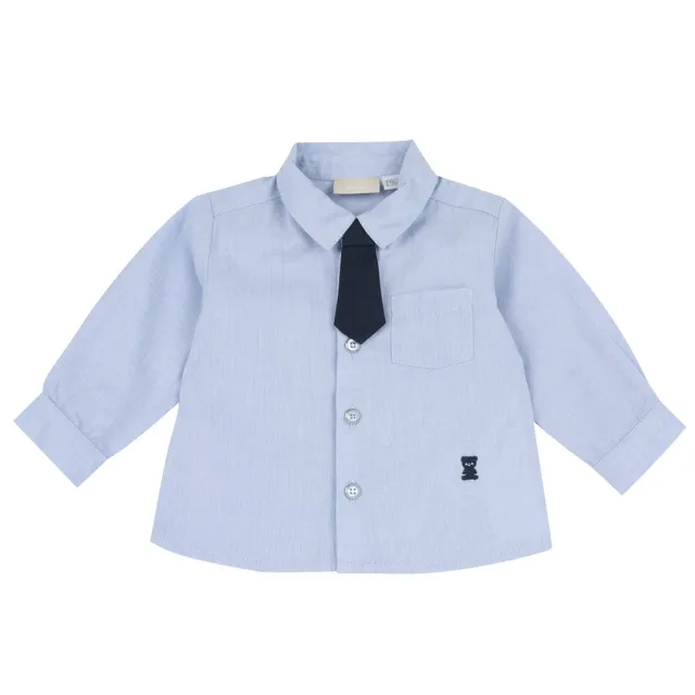Chicco Camicia Bambino manica lunga con cravattino