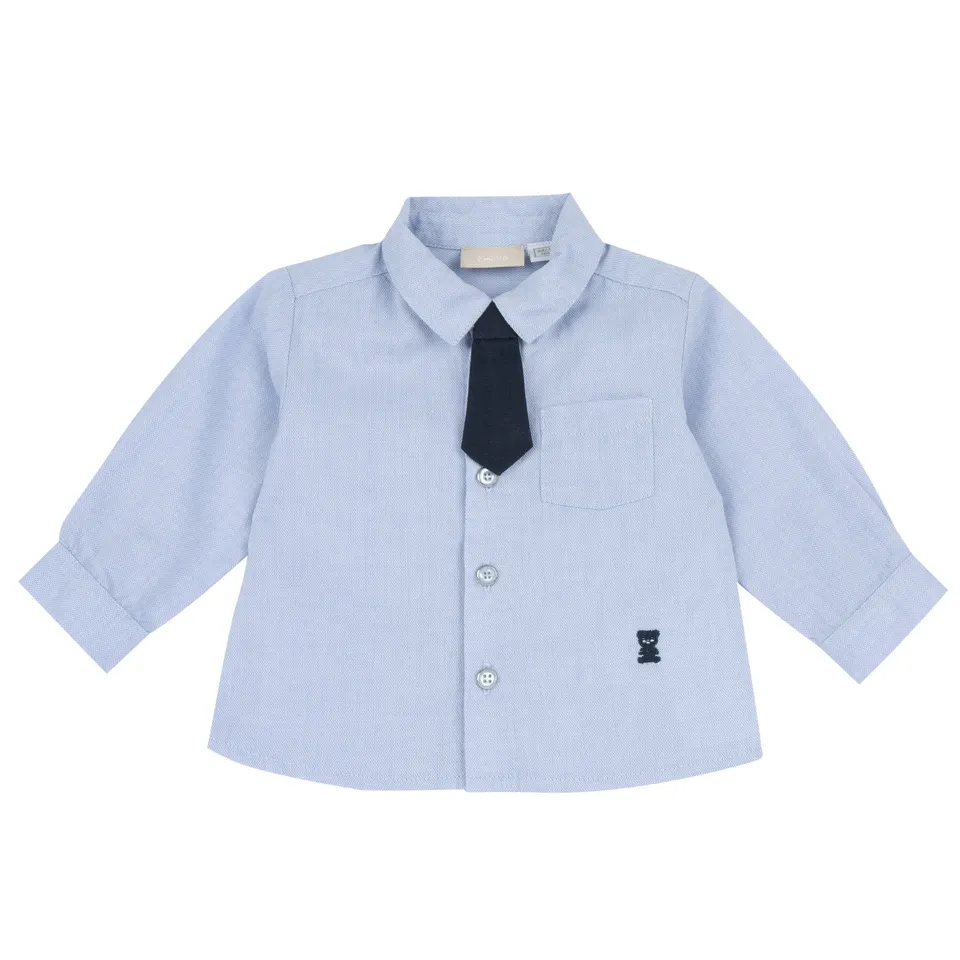 Chicco Camicia Bambino manica lunga con cravattino