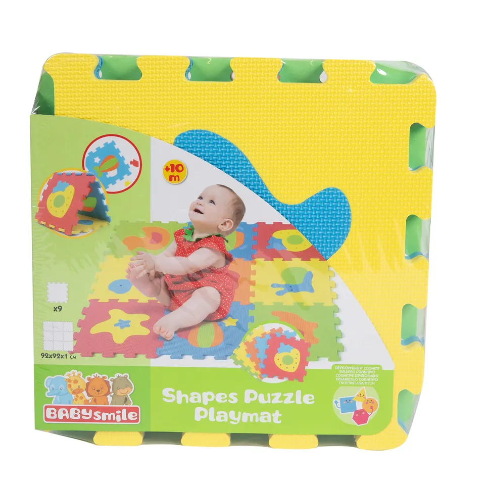 Toys Center Baby Tappeto Puzzle Animali 9 Pezzi EVA 32x32 cm