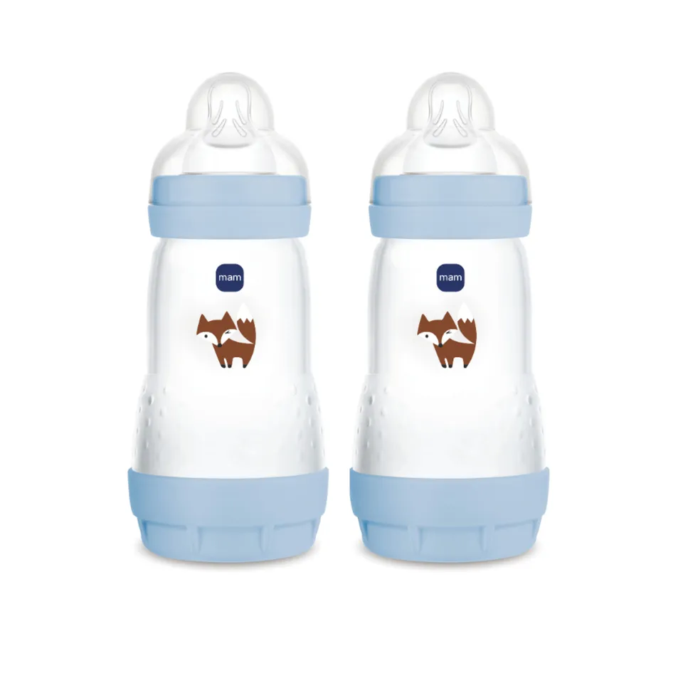 MAM Easy Start Biberon Anticolica 260 ml Azzurro 2pz