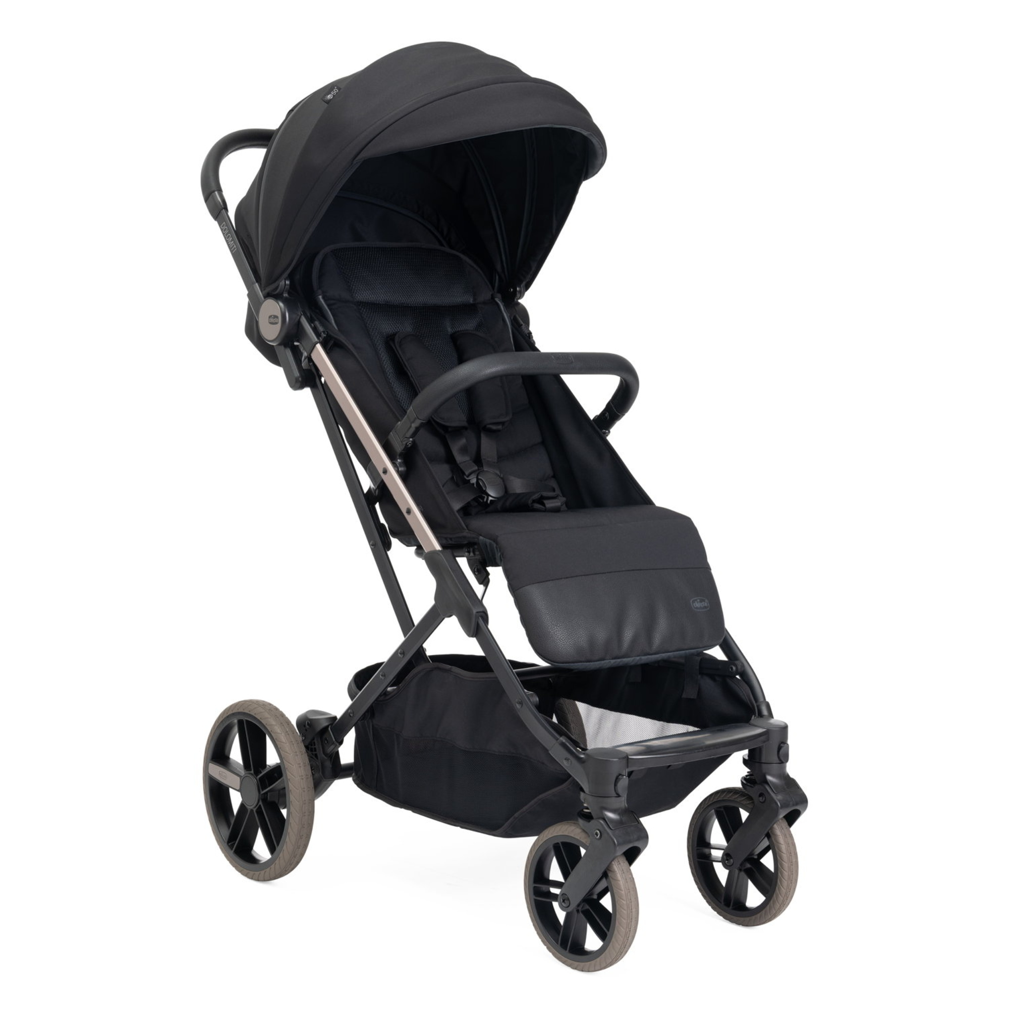 Chicco Dolomiti passeggino charcoal pieghevole per neonati