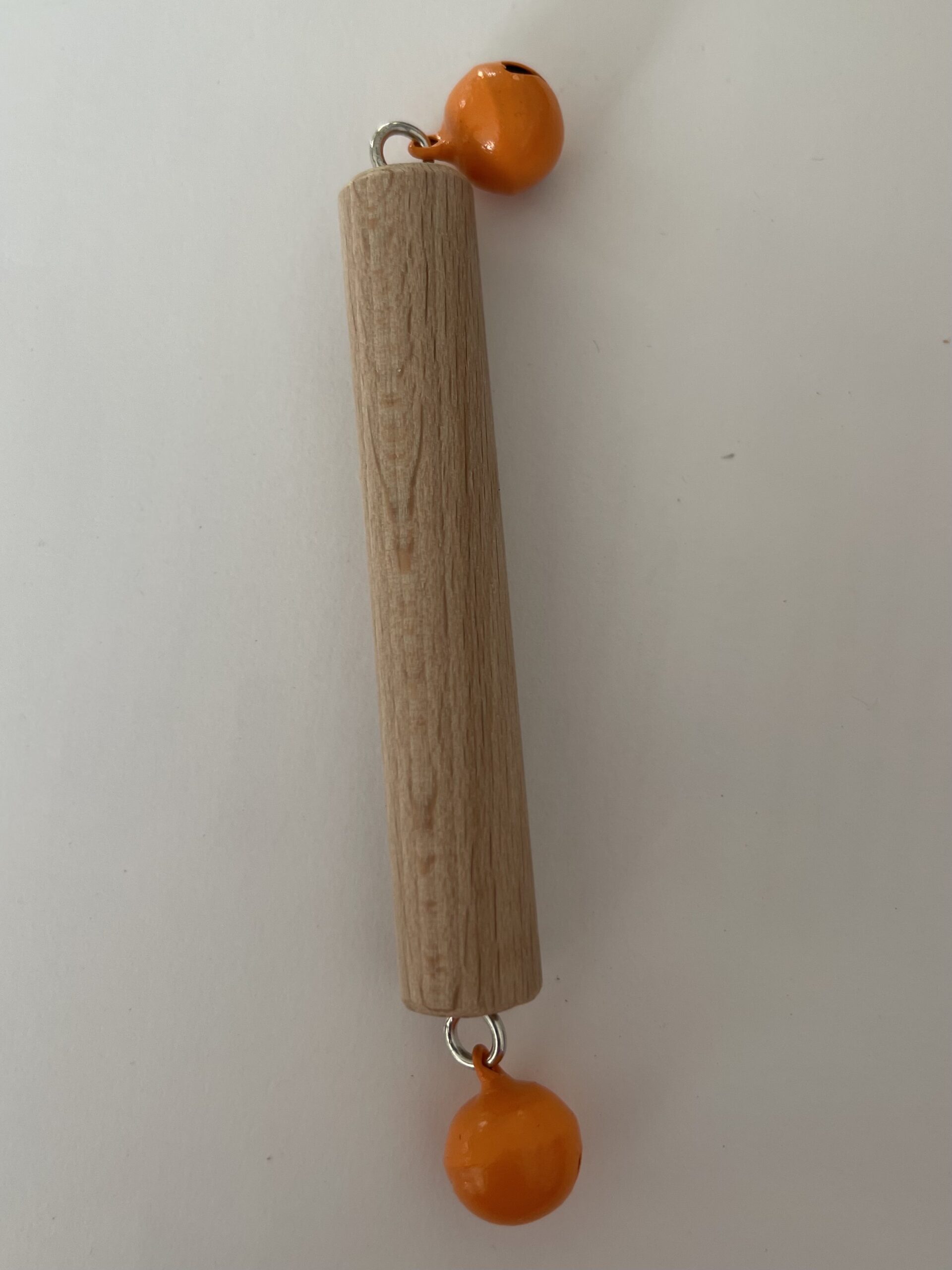 Montessori sonaglio legno neonato sensoriale cascabeles