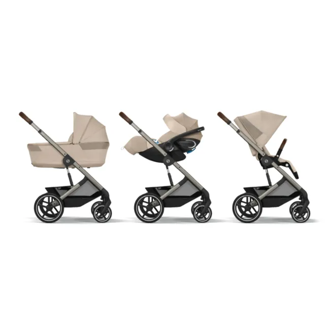 Cybex Balios S Lux trio Almond Beige navicella Cloud G3