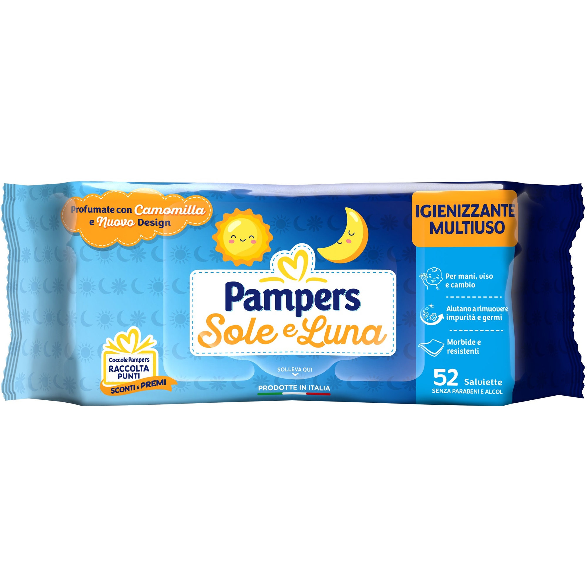 Pampers Sole e Luna salviettine igienizzanti 52 pezzi