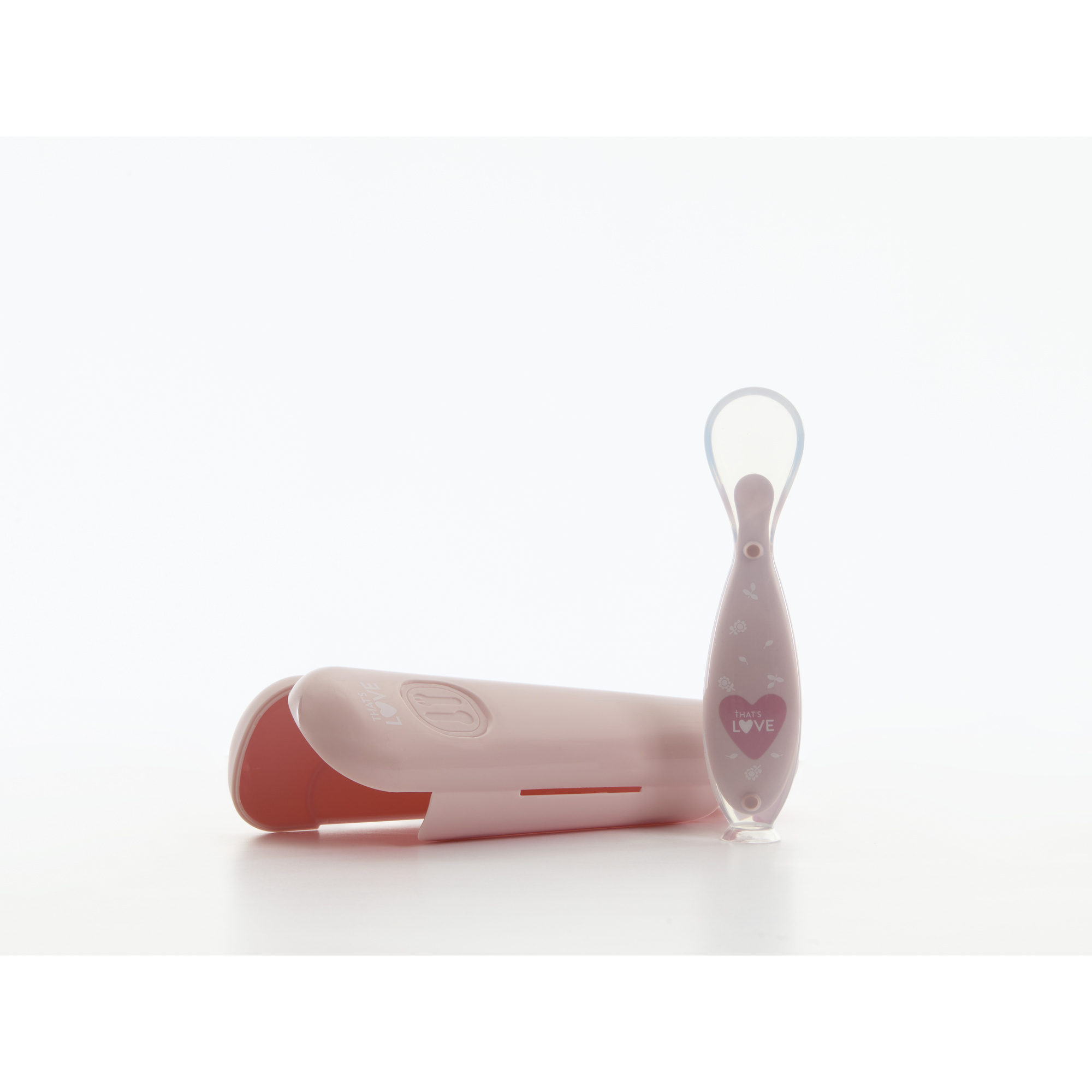 That's Love Cucchiaio Silicone Rosa 6M+ con Ventosa