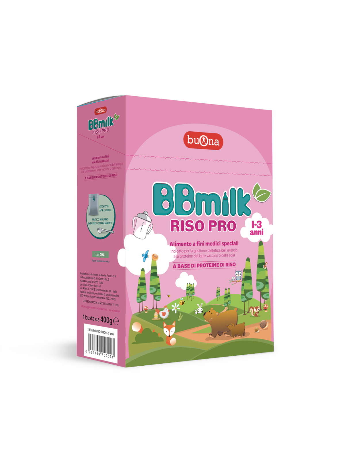 BBmilk Riso Pro Latte di Riso 1-3 Anni 400 g