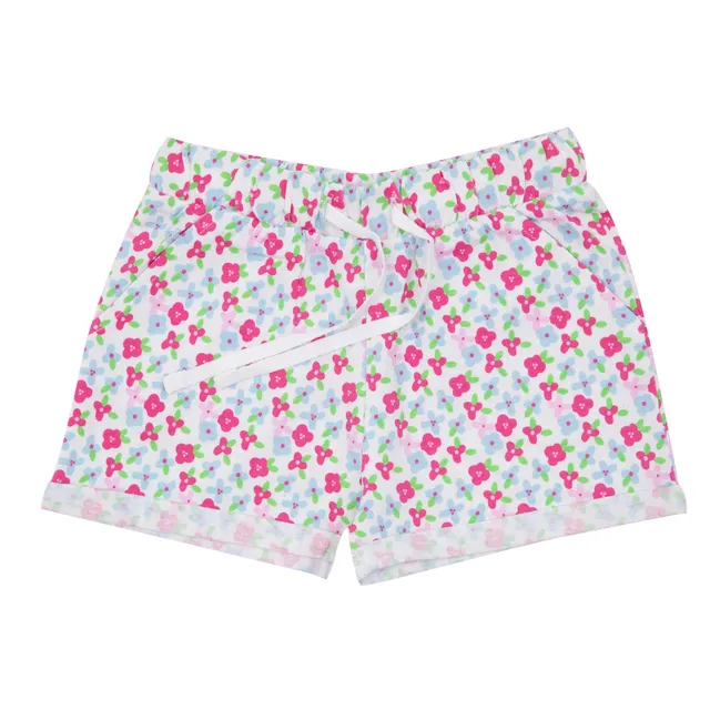 Toys Center Baby shorts bimba stampa fiori bianco multicolor