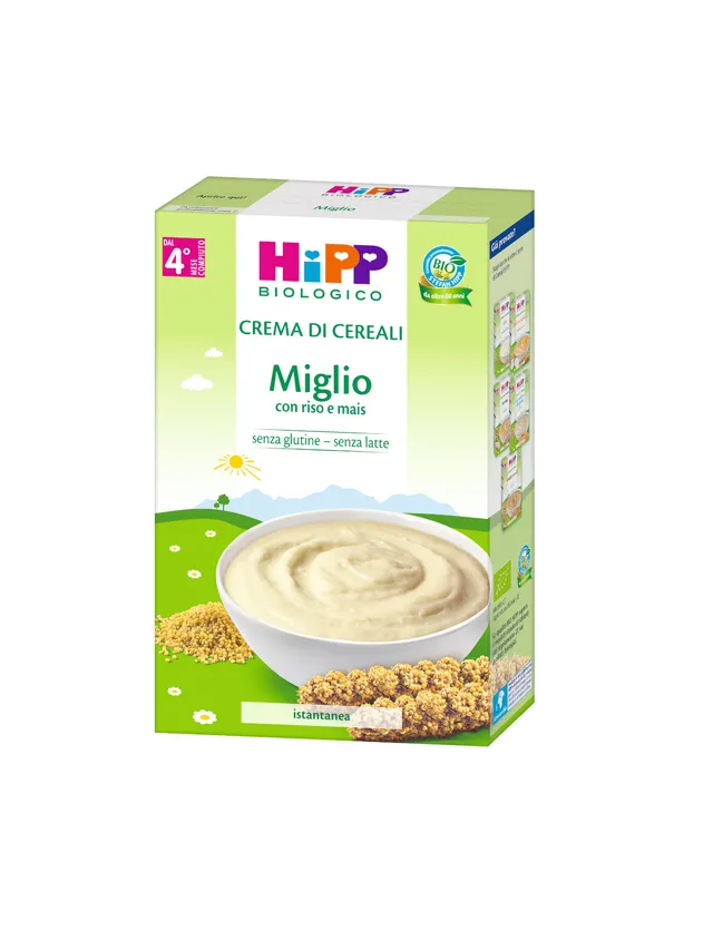 HiPP crema cereali miglio 200g senza glutine