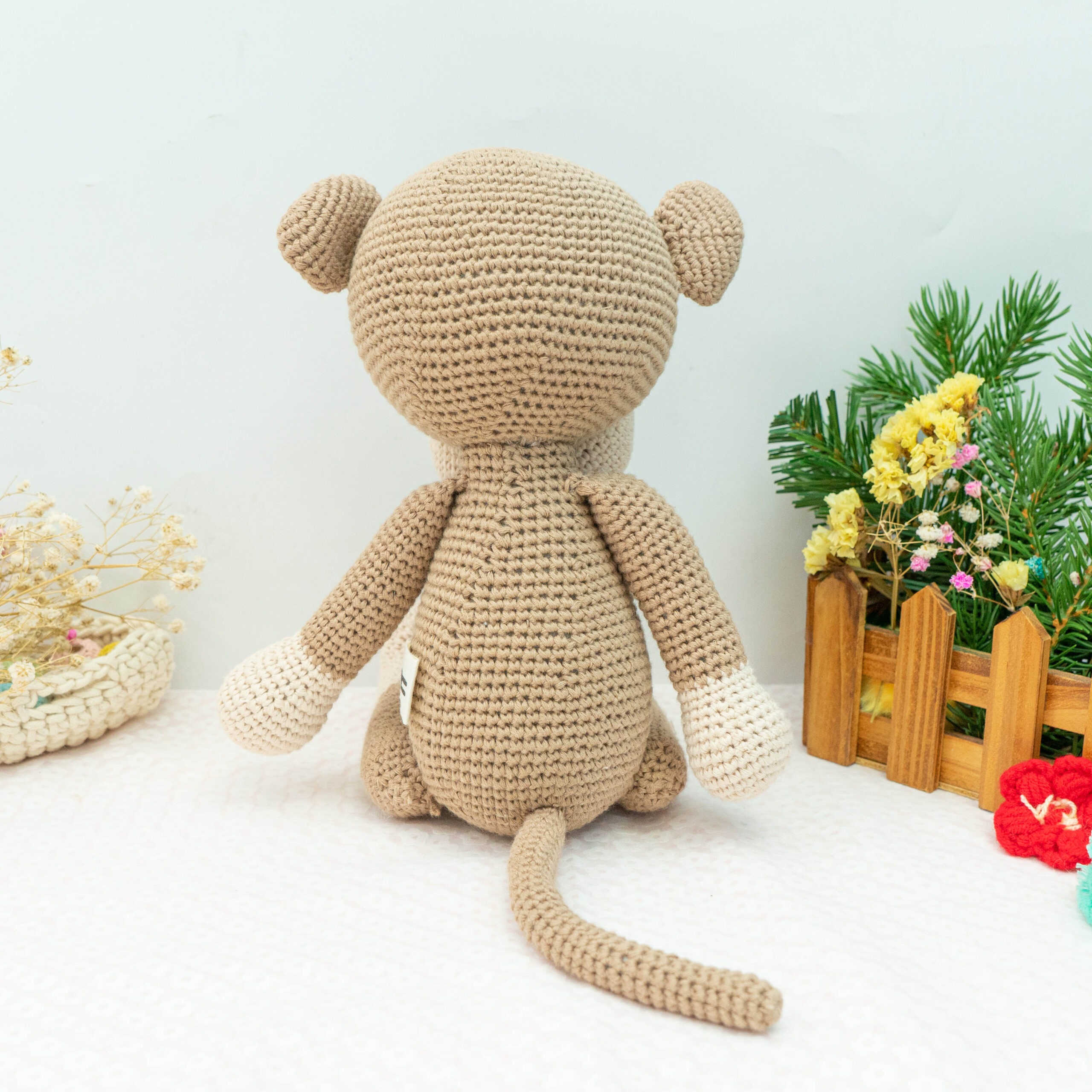 The Dida Mafalda Peluche Uncinetto Scimmia Cotone