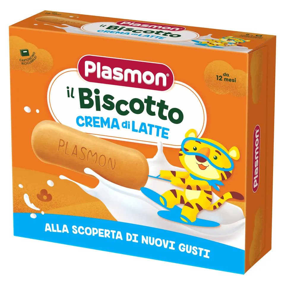 Plasmon Biscotto Crema di Latte 320g da 12 Mesi
