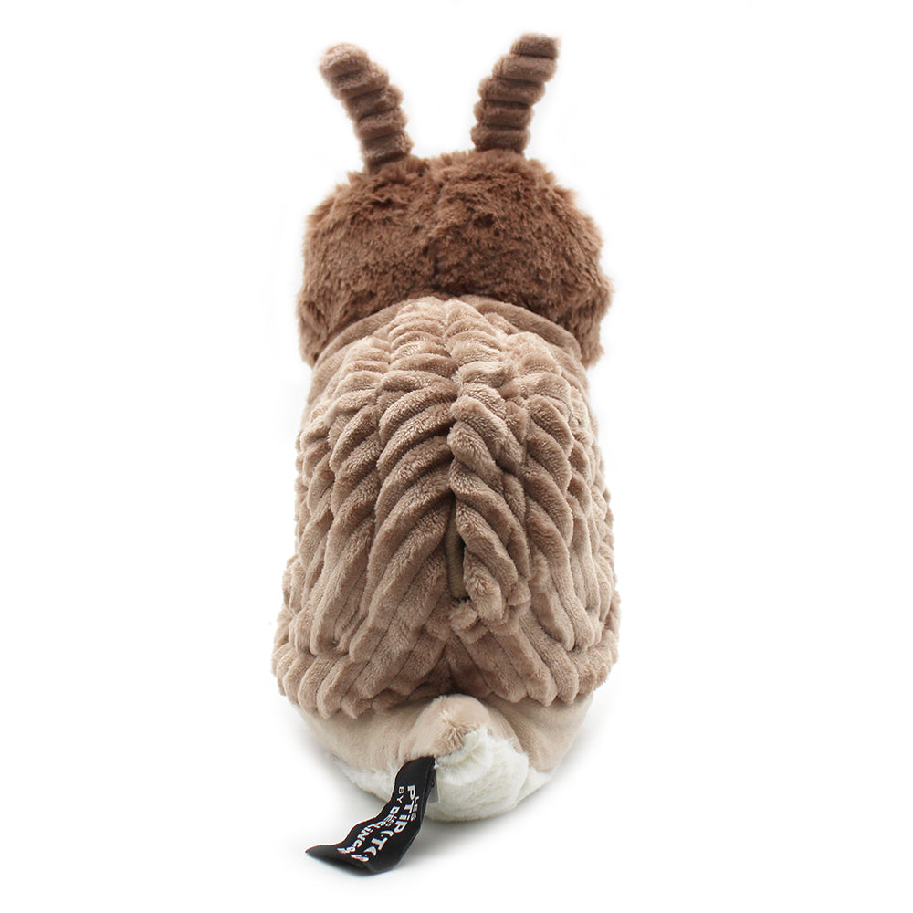 Les Déglingos Ptipotos Speedou peluche lumaca marrone mamma bebè