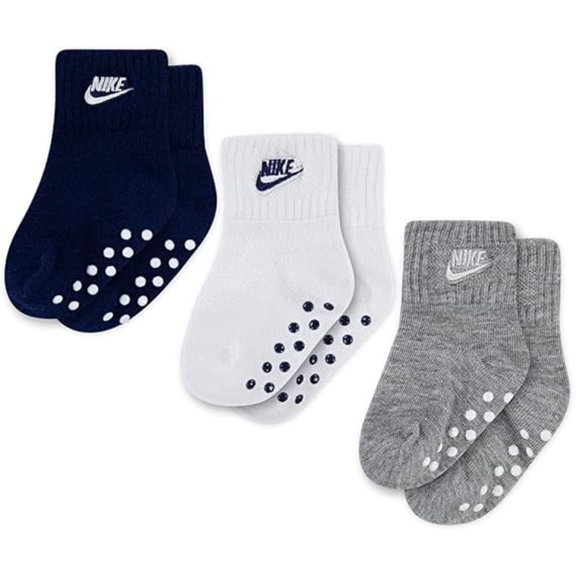 Nike Futura Calzini Bimbo 3 Paia Antiscivolo 12-24M