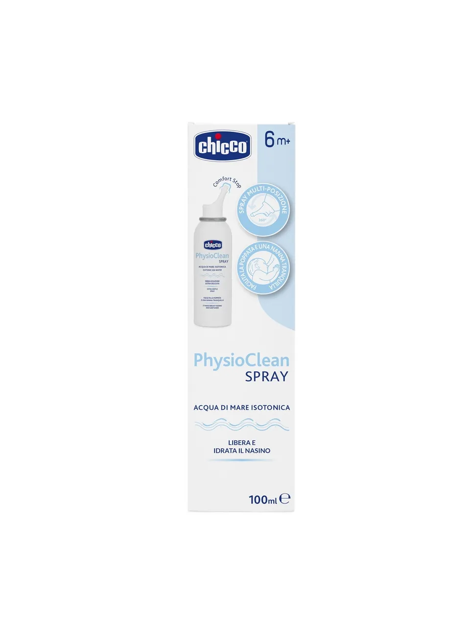 Chicco Physioclean spray nasale acqua mare isotonica