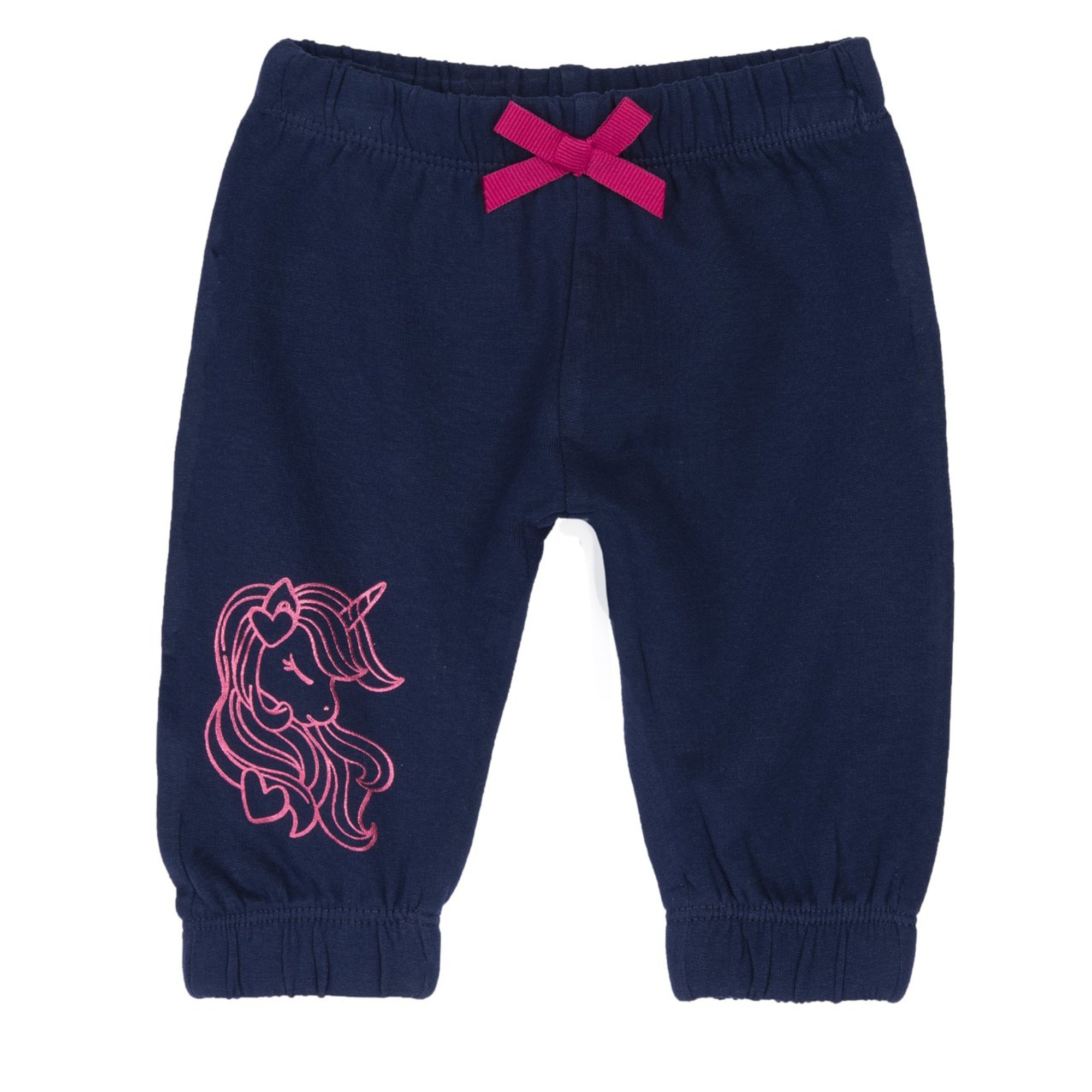 Chicco pantalone fleece blu unicorno luminoso