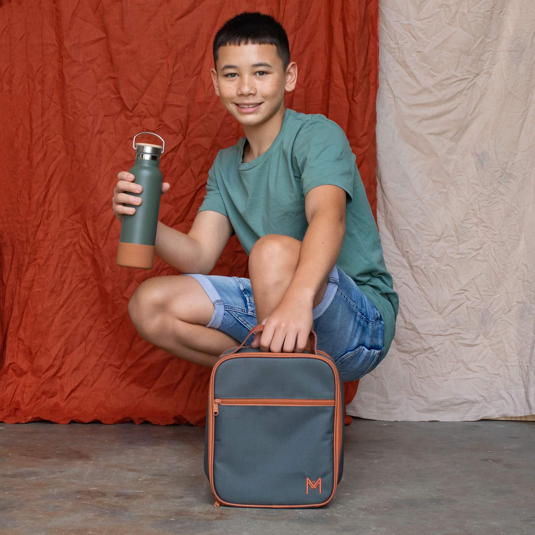 Montii Lunchbag borsa termica Moss verde