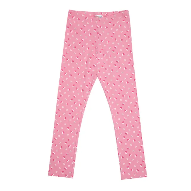 Toys Center Baby legging stretch bimba rosa cuoricini