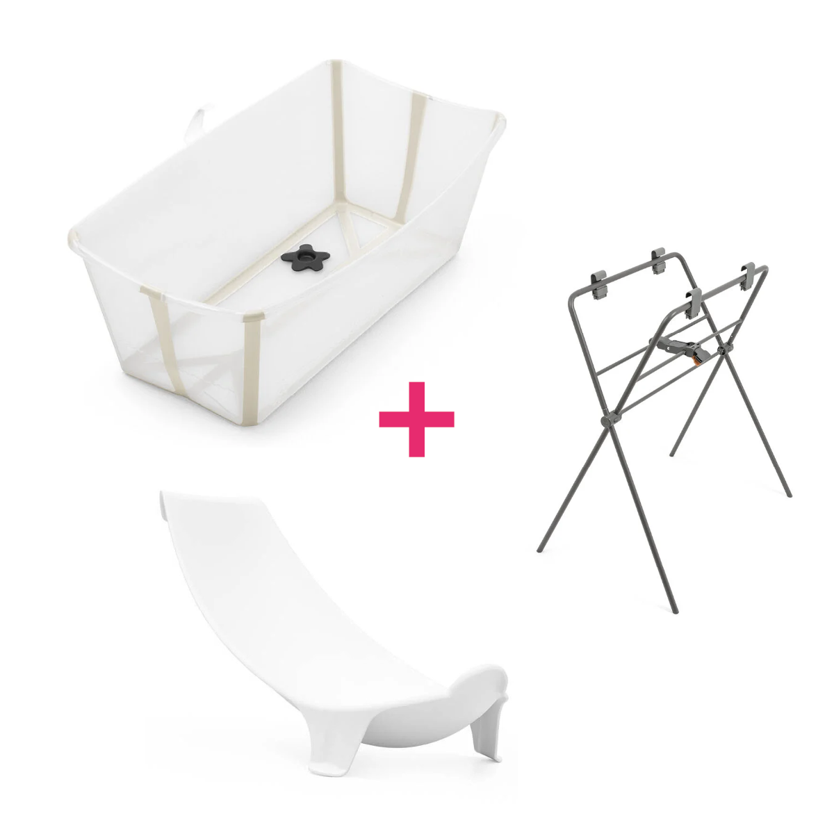 Stokke Flexi Bath vaschetta bagnetto sandy beige 3 pezzi
