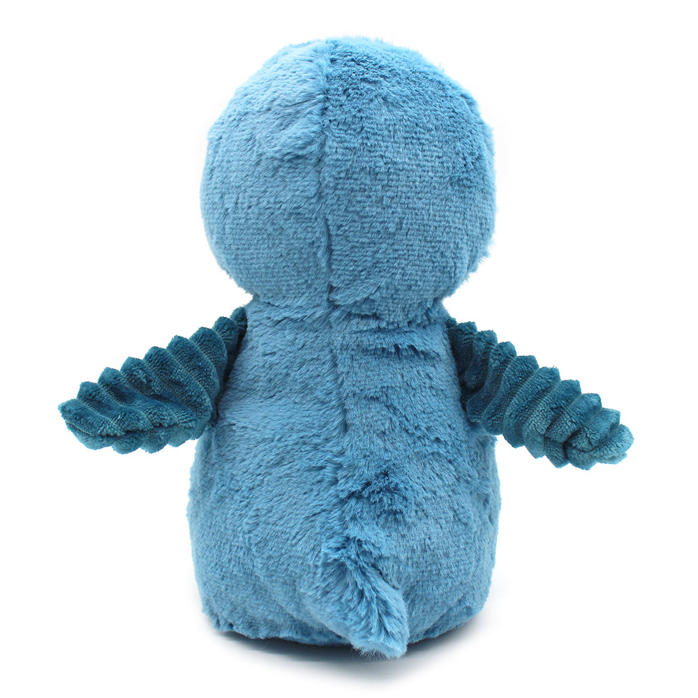 Les Déglingos Ptipotos Iglou peluche pinguino blu mamma bebè