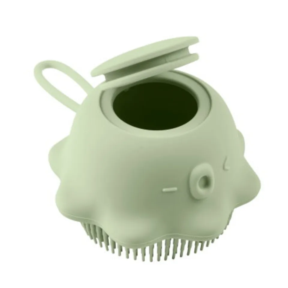 Chicco spazzola corpo dispenser verde massaggiante