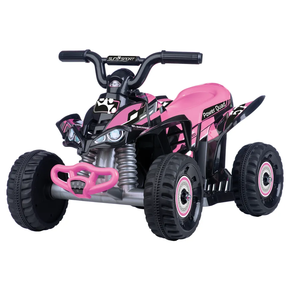 Toys Center Baby Quad Elettrico 6V Rosa 2,7 km/h 30 kg