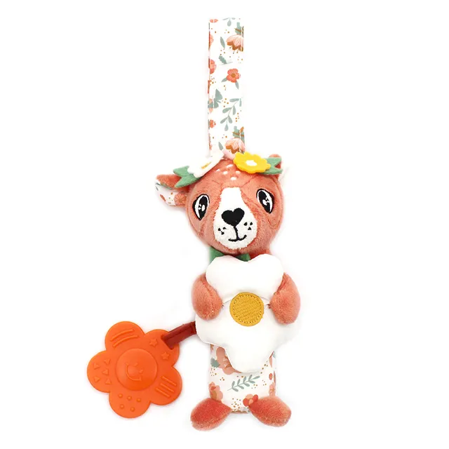 Les Déglingos Mélimélos Cerva peluche sonaglio appendere