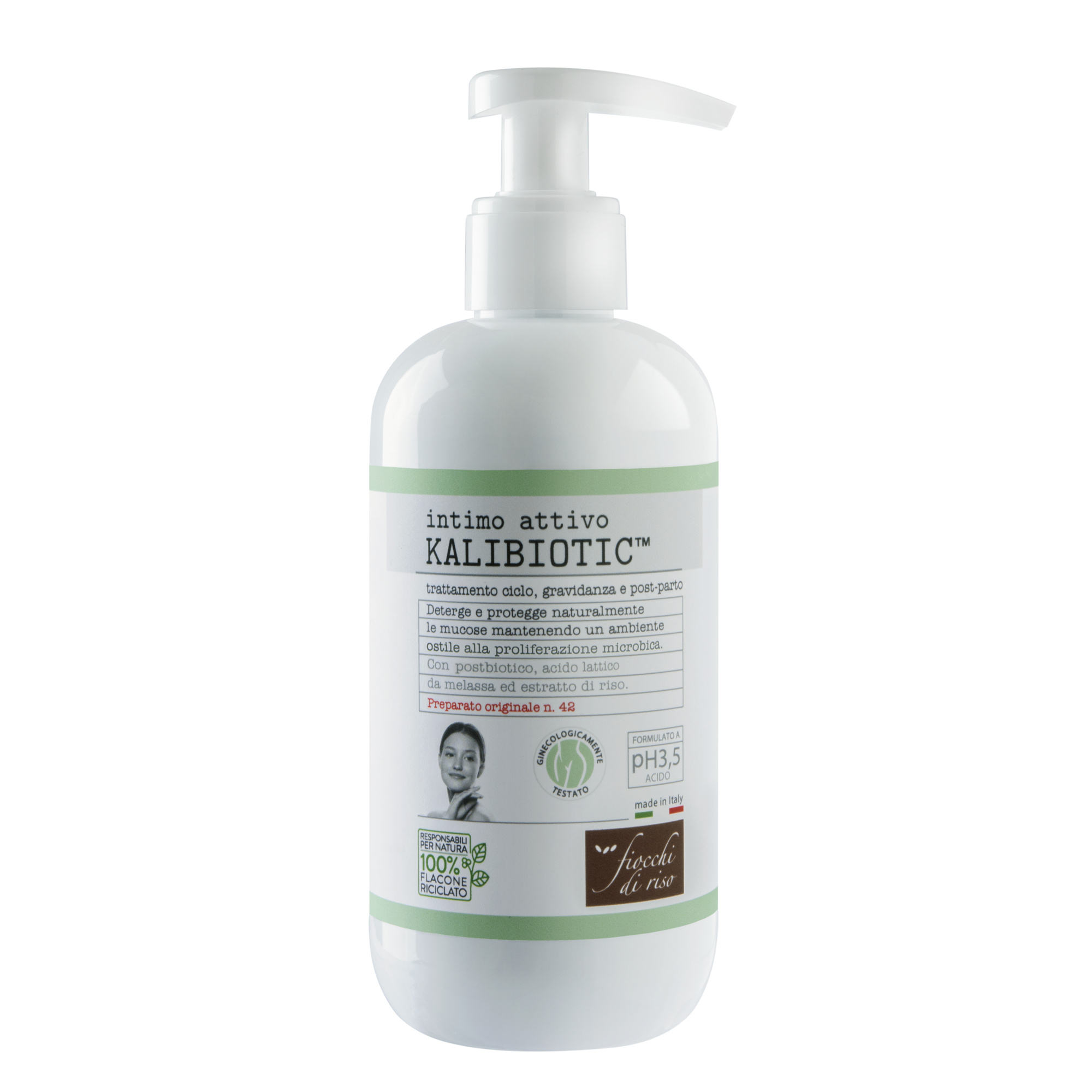 Kalibiotic Intimo Attivo detergente intimo riso 240ml pH 3.5