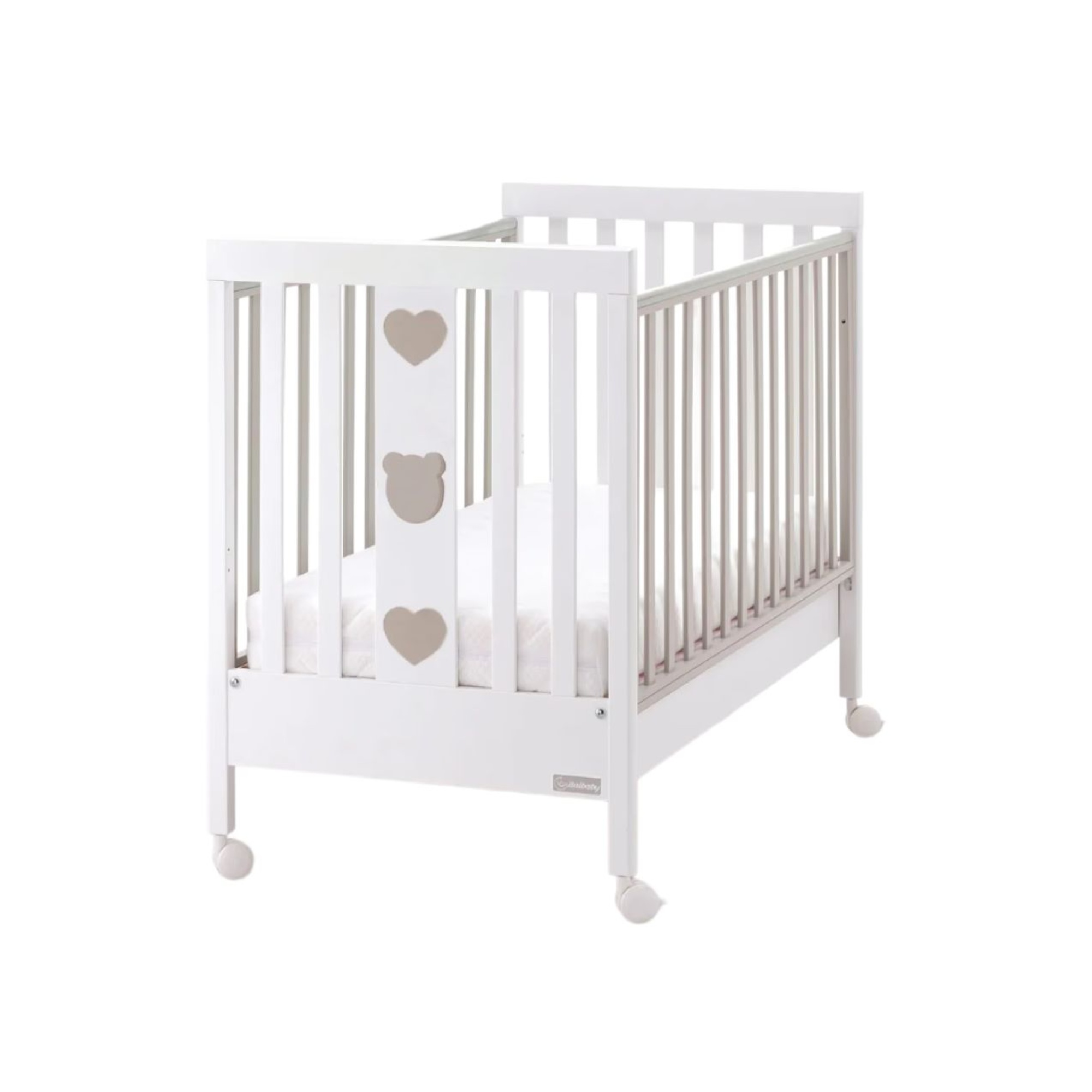 Italbaby Bear lettino tortora in legno di faggio