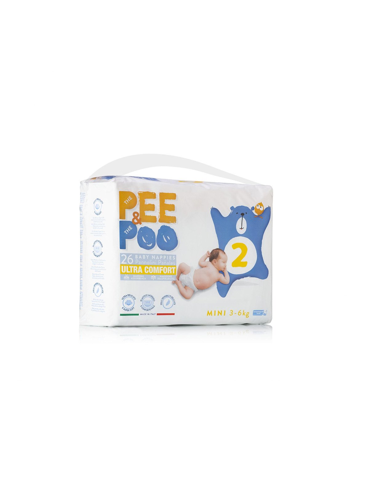Pee & Poo Mini pannolini taglia 2 26 pz cotone