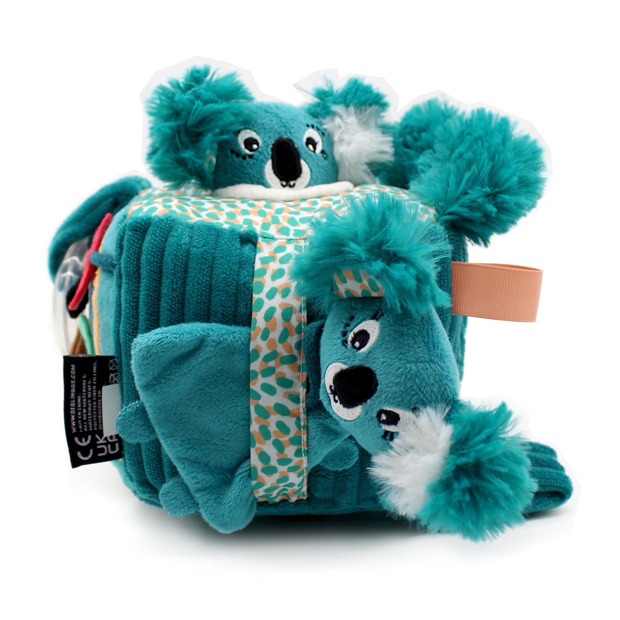Les Deglingos Berlingos Cubo Attività Koala Sensoriale 12 cm
