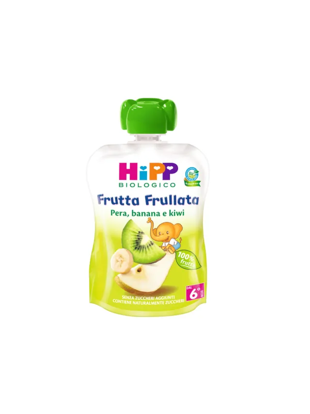 HiPP Frutta Frullata Pera Banana Kiwi 90 g bio